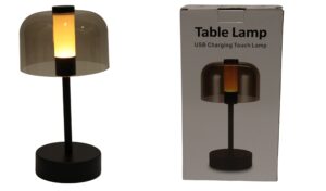 Plastic Led lamp d.13x25.5cm