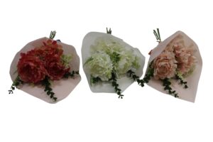 Mixed bush in plastic wrap 43cmH