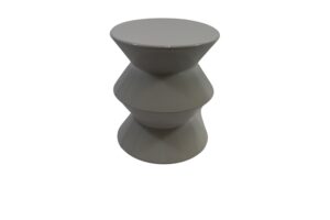 Metal table d.30.5x36cm