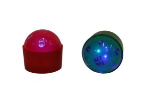 Plastic x-mas light d.8.5x8.5cm