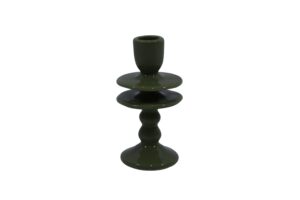 Ceramic taper candle holder d.7.5x14cm
