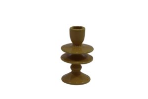 Ceramic taper candle holder d.7.5x12cm