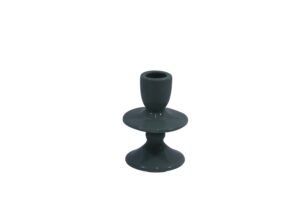 Ceramic taper candle holder d.7.5x10cm