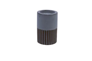 Ceramic tealight/candle holder d.6.6x10.3cm