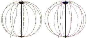 Plastic foldable light ball d.55cm