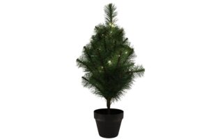 X-mas tree in plastic pot 58cmH