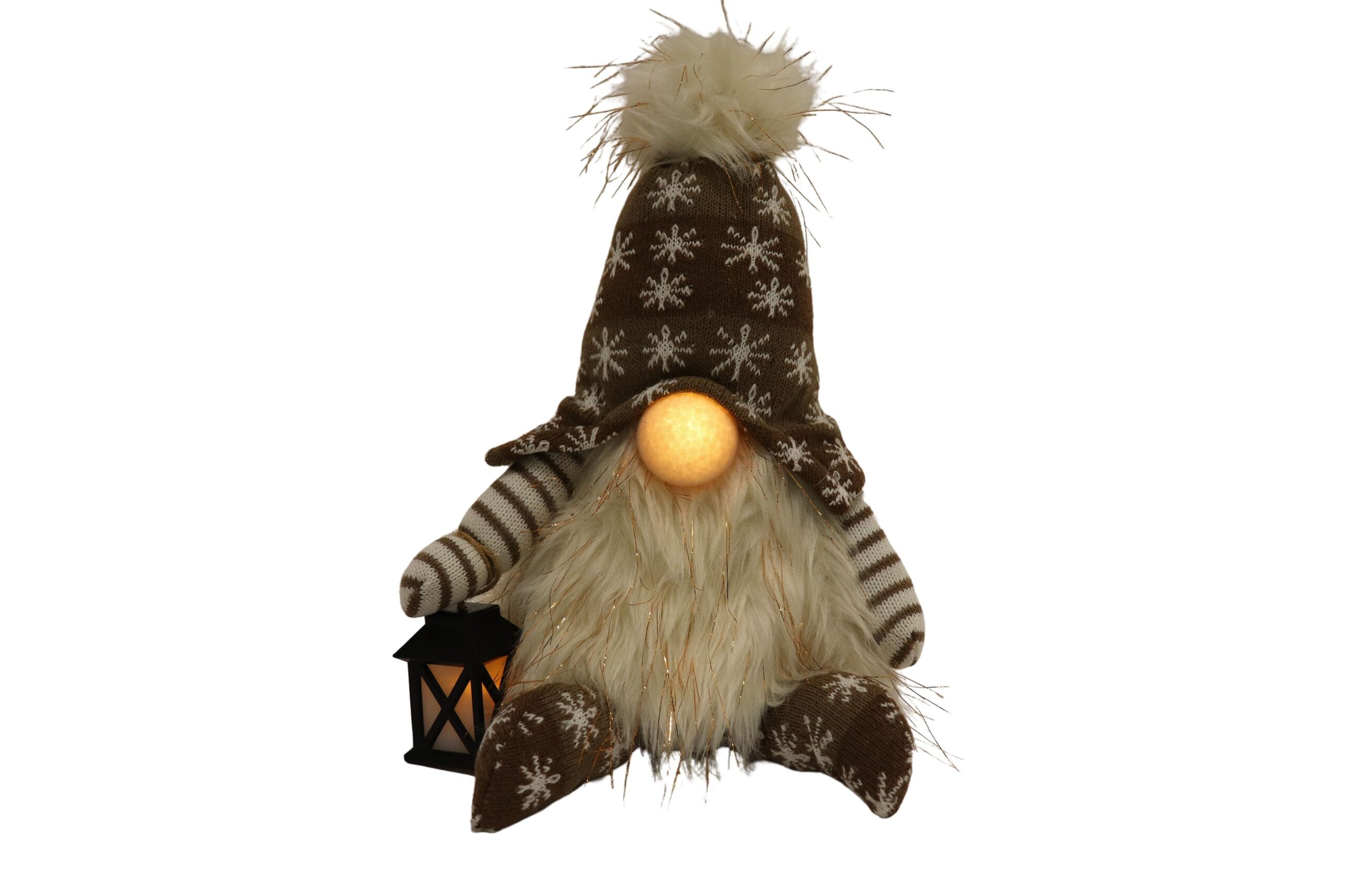 A25111700.jpg Fabric gnome w/Led 22x19x35cm