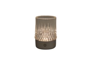Plastic rechargeable Led lamp d.7.5x10cm