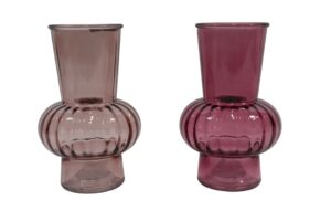 Glass vase d.13.7x21.5cm