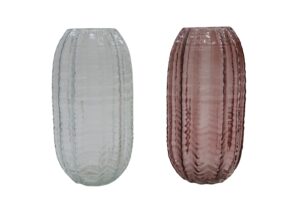 Glass vase d.13x23.5cm