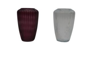 Glass vase d.11.5x17.5cm