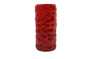 Glass vase d.14.5x30cm