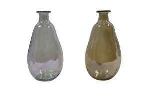 Glass vase 13.5x11.5x26cm