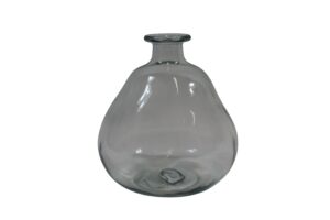 Glass vase d.16.5x18cm