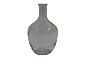 Glass vase d.12x21cm