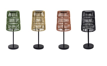 A25101526PE.jpg Plastic table lamp w/solar d.15.5x40cm color box