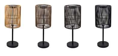 A25101527PE.jpg Plastic table lamp w/solar d.15.5x40cm hangtag