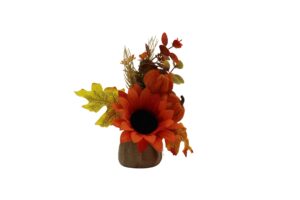 Autumn decoration in burlap 22cmH