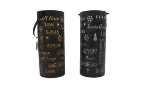 Metal lantern w/handle 18x15x35cm