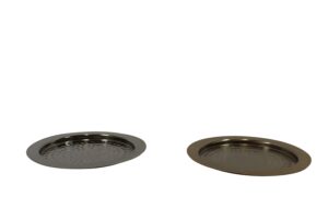 Metal plate d.21.5x1.5cm