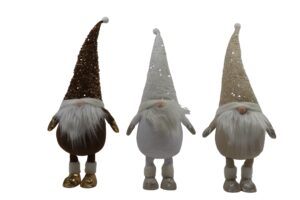 Fabric gnome 22x19x60cm