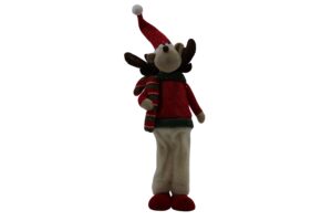 Fabric deer 19x17x55cm