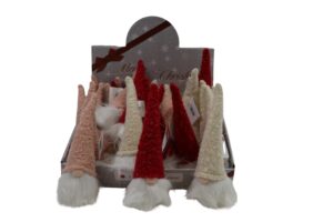 Fabric gnome d.6x21cm