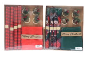 Fabric placemat + napkin set
