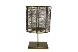 Stainless steel tealight holder d.16x26.5cm