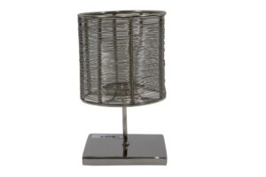 Stainless steel tealight holder d.11x18cm