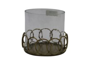 Stainless steel hurricane d.15x13cm