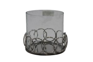 Stainless steel hurricane d.15x13cm