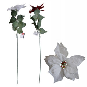 Poinsettia single 75cmL