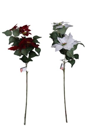 Poinsettia spray 87cmL