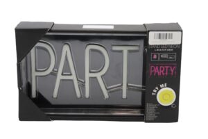 Led party neon light box 23x4x12.5cm