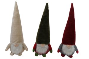 Fabric gnome 24x19x62cm