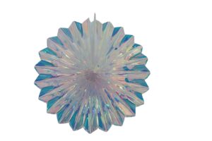 Foil round fan w/hanger d.15x4cm