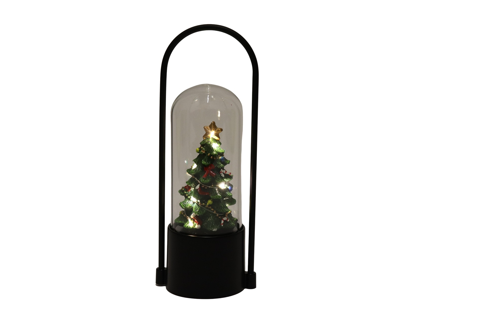 A25122197.jpg Plastic lantern w/Led x-mas tree 10x8x26cm