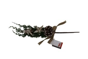Pine branch w/deco 41cmL