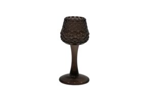 Glass tealight holder d.8x17cm