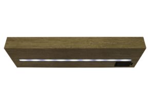Mdf wall shelf w/Led 50x15x5cm