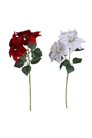 Poinsettia spray 70cmL