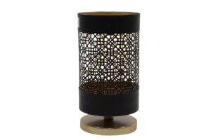 Metal pillar candle holder d.11.5x21.5cm
