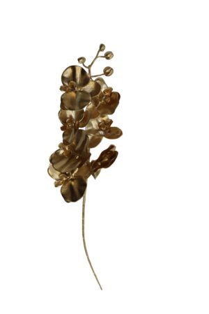 Golden orchid spray 76cmL
