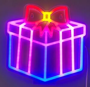 Neon light gift 26x1.6x25cm