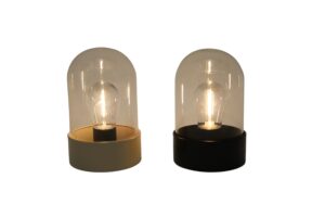 Metal Led lamp d.9.5x15cm