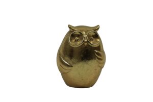 Ceramic owl 12.7x11x15.8cm