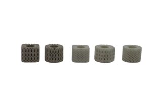 Ceramic taper candle holder 5x5x3.5cm