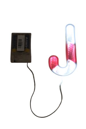 LED mirror candy cane 7x1.1x15cm