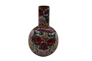 Metal vase d.15x25cm